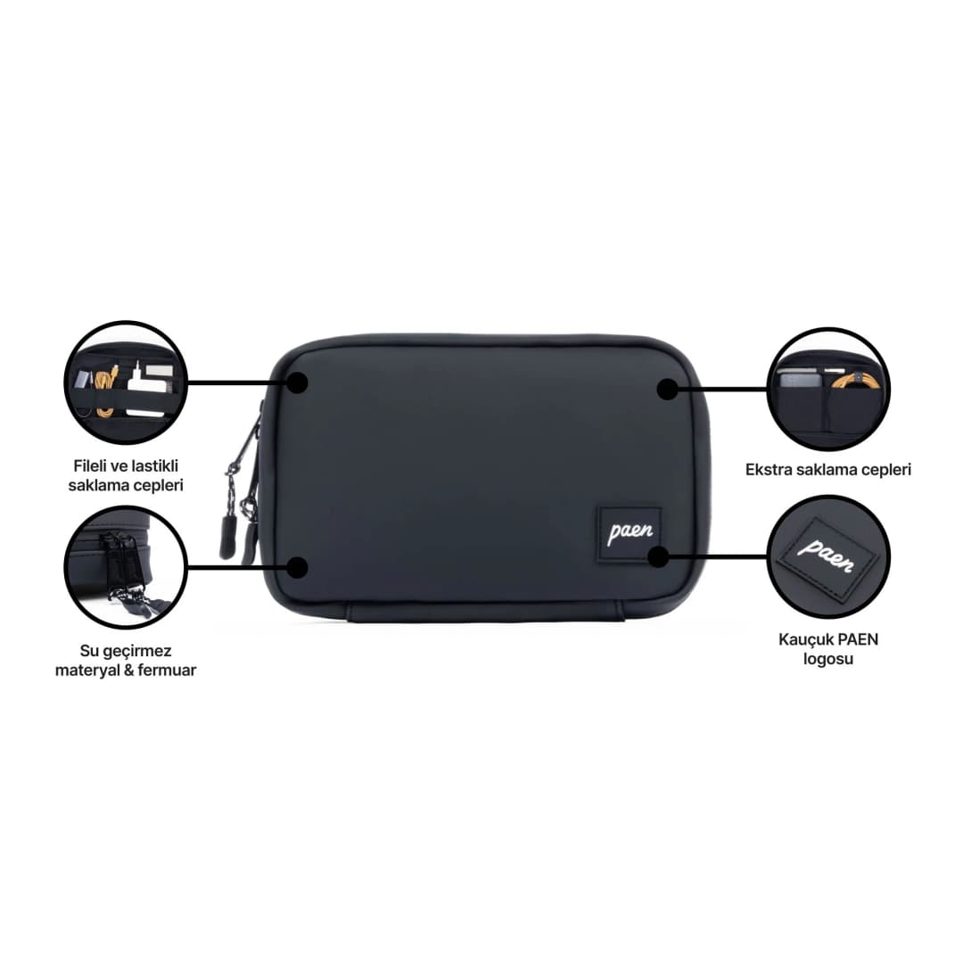 Grid Tech Organizer - Black — 5